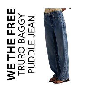 FREE PEOPLE We The Free Truro Baggy Puddle Jeans in size 27 - New with Tags